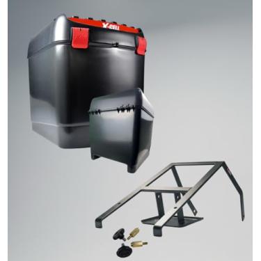 Imagem de Kit Baú Suporte Cg Titan 125 150 160 Ano 2014 Até 2023 Fan