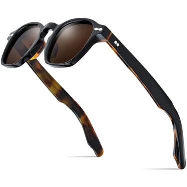 Imagem de HEPIDEM Armação de óculos de acetato masculino feminino quadrado óculos ópticos MZEPH, Mzephirini Leotea C5, 47-26-150