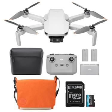 Imagem de DJI Combo Mini 4K Fly More com cartão de memória MicroSDXC de 128 GB e pacote de bolsa para drone (3 itens)