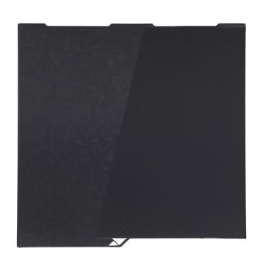 Imagem de Garosa Placa de Construção Flexível de Fibra de Carbono Dupla Face PET e PEO Cama de Impressão de Textura de Diamante 256x268mm para Kobra 3 Combo Alto Nivelamento Forte Adesão Fácil Desmoldagem