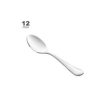 Imagem de Conjunto de 12 Colheres para Mesa Wolff Croisé de Aço Inox