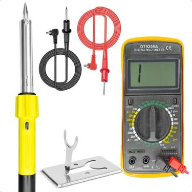 Imagem de Ferro De Solda Ponta Profissional 100W 127V com Multímetro - Startools