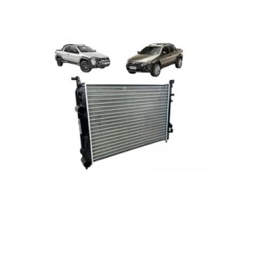 Imagem de Kit Radiador Palio 1.6/1.8 16V Fire + Aditivo Radiador Paraflu Rosa 1L