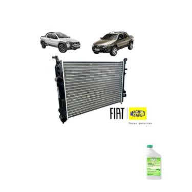 Imagem de Kit Radiador Palio 1.6/1.8 16V Fire + Aditivo Radiador MWM Conc Verde DIES