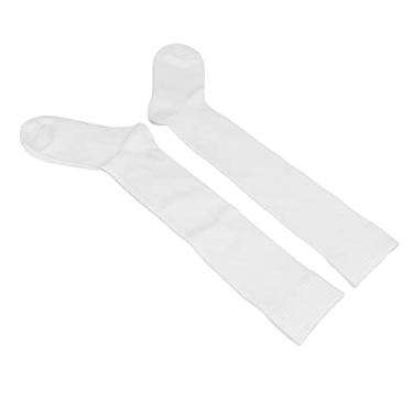 Imagem de Cryfokt Meias de Esgrima Espessadas, Meias Unissex de Algodão Quente para Sabre Epee e Folha Branca para Homens e Mulheres, Uso Confortável (#11)