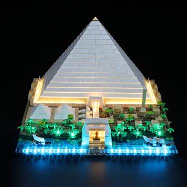 Imagem de Lightailing Luz para Lego-21058 Grande Pirâmide de Giza - Kit de iluminação LED compatível com o modelo de blocos de construção Lego - NÃO incluído o conjunto de modelo