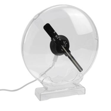 Imagem de Asixxsix Ventilador de Holograma 3D, 3D HD Suporte AVI Hologram LED Projector de fã Com 80 LED Speaker Remote, fã Holográfico Spinner Pequeno para a Festa da Loja Comercial Party