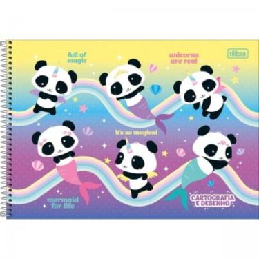 Imagem de Caderno Cartografica E Desenho Lovely Friend 80fls Capa Sort - Tilibra