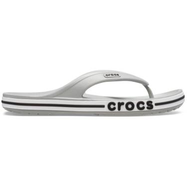 Imagem de Chinelo Crocs Bayaband Flip LIGHT GREY-Unissex