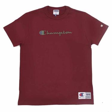 Imagem de Camiseta Champion "Heritage" Script Colors - Vinho-Masculino