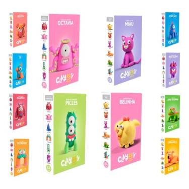 Imagem de Massa de Modelar Estica e Pula Pet, Conjunto de Bonecos Coloridos para Crianças, Coleção de Personagens Animais em Massinha (BELINHA)