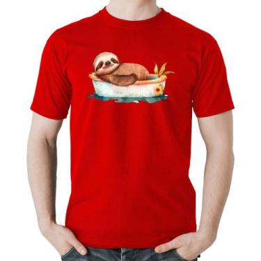 Imagem de Camiseta Algodão Ursinho Panda Relaxando Na Piscina - Foca na Moda, Ve