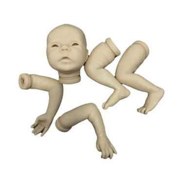 Imagem de Kit De Boneca Em Branco DIY De 19 Polegadas NPK Amayven Com Corpo De T