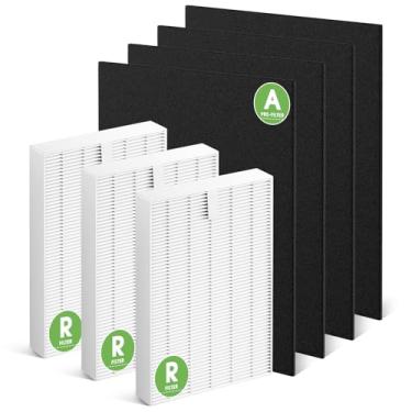 Imagem de Pacote com 3 filtros HPA300 HEPA de substituição para purificadores de ar Honeywell série HPA300