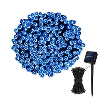 Imagem de Corda De Luz Solar LED À Prova d'Água Para Exterior Com 8 Funções, Dec