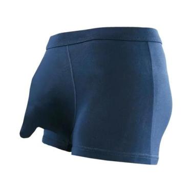 Imagem de Cuecas Boxer Masculinas Modal Confortáveis Com Estampa De Elefante Em 