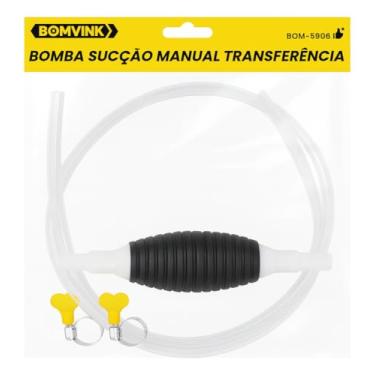 Imagem de Bomba Sugador De Água Gasolina Óleo Mangueira Puxa Liquido