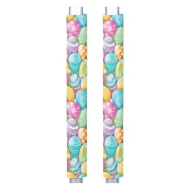 Imagem de GzLeyigou Capas para maçanetas de porta de geladeira, conjunto de 2, capa de maçaneta de forno de geladeira para micro-ondas, lava-louças, mantém o aparelho de cozinha limpo de impressões digitais