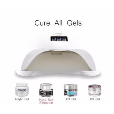Imagem de Cabine De Unhas Led/uv Sun5 Digital Bivolt Sun Gel Acrígel - 48W
