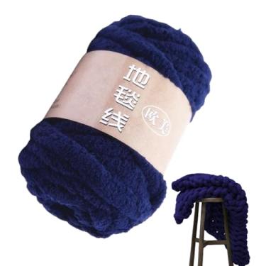 Imagem de Cobertor de fio de chenille – fio cobertor de crochê de chenille, bolas de lã de poliéster para artesanato, vários usos para mãos e cachecol faça você mesmo