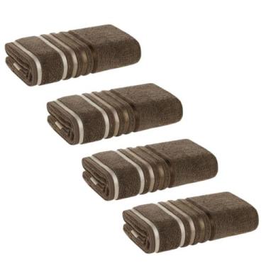 Imagem de Kit 4 Toalhas Banhão Gigante De Algodão Lumina - Karsten