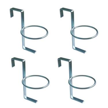 Imagem de Porta copo borda de barco galvanizado 4 peças - Riomar Equipesca