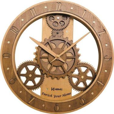 Imagem de Relógio De Parede Madeira Herweg 6486