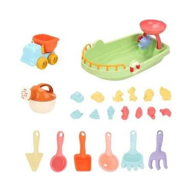 Imagem de Conjunto De Brinquedos De Praia Para Meninos E Meninas Com 21 Peças, B