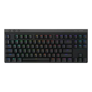 Imagem de Teclado Mecânico Gamer sem Fio Logitech G515 Bluetooth ou 2.4GH - TKL - RGB - Switch Tátil - Preto