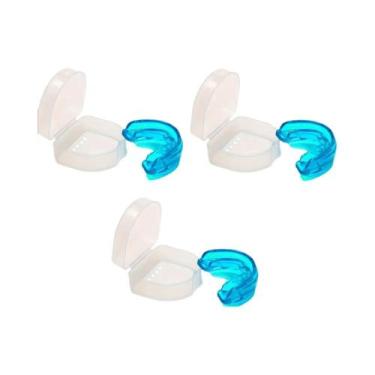 Imagem de Protetor Bucal Reutilizável Em Estampa Xadrez Para Proteção De Dentes 