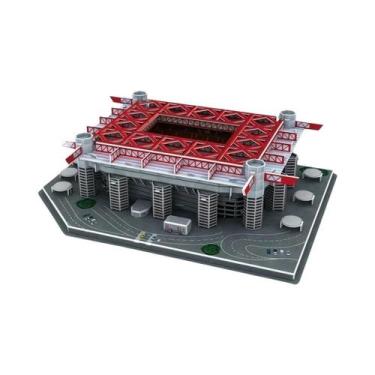 Imagem de Quebra-Cabeça 3D Grande De Estádio Em Papel Para Fãs De Futebol - Apoi