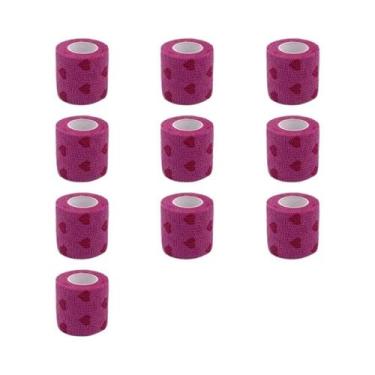 Imagem de Fita Atlética Colorida De 2,5cm, Bandagem Adesiva Autoelástica Para Ta