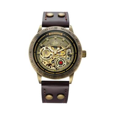 Imagem de Relógio Mecânico Automático Masculino Com Tourbillon Luminoso E Design