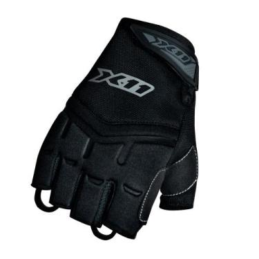 Imagem de Luva X11 Meio Dedo Fit X Masculino Motoqueiro Motociclista, G