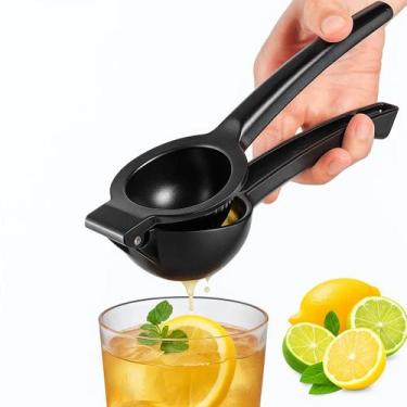 Imagem de Espremedor de Limão e Laranja Preto Manual Profissional Resistente Coz