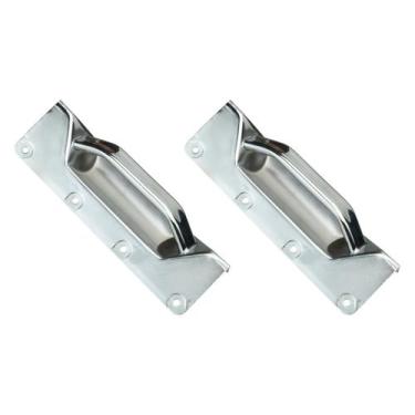Imagem de Kit 2 Alça De Sobrepor Grande 20cm Para Canto De Case E Equipamentos D