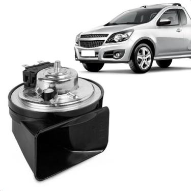 Imagem de Buzina Automotiva Nova Montana 2011 a 2021 Am80sx L Conector Uscar Gra