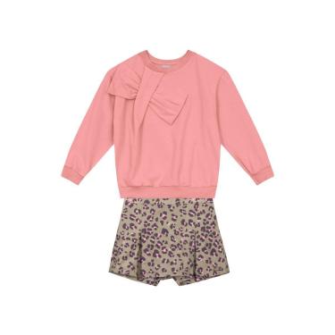 Imagem de Conjunto infantil menina de oncinha Mundi-Feminino