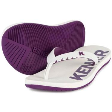Imagem de Chinelo Sandália Kenner Red Masculino Fixador Silicone Macio, Branco, 