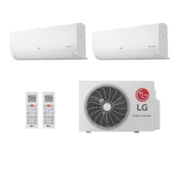 Imagem de Ar Condicionado Bi Split Inverter LG Hi Wall Dual Voice + AI 16000 BTU