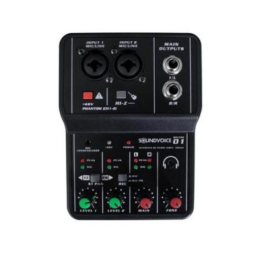 Imagem de Mesa De Som Com Interface Multitrack Delphi-01 2 canais Soundvoice