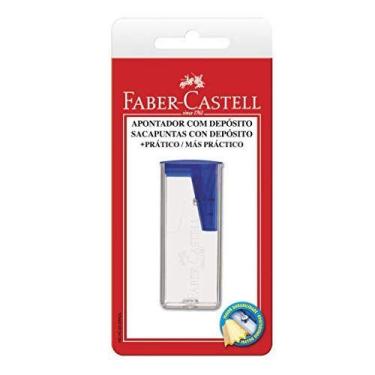 Imagem de Apontador Com Deposito Transparente Cores Sortidas - FABER-CASTELL