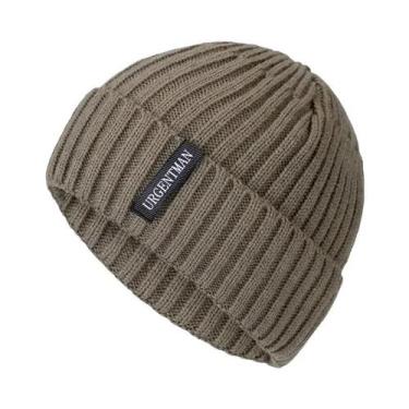 Imagem de Gorro Unissex Quente De Inverno Com Forro De Pelúcia, Gorros Casuais D