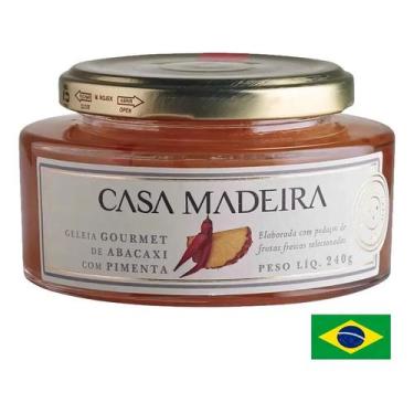 Imagem de Geleia Gourmet Casa Madeira Abacaxi C/ Pimenta 240g