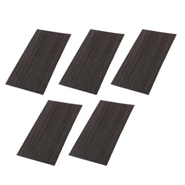 Imagem de Guitarra Acústica de Madeira Folheado de Cabeça DIY Decoração Guitar Parts Parts, Madeira preta