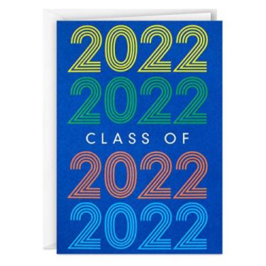 Imagem de Hallmark Convites de festa de formatura 2022, 40 convites com envelopes (azul retrô)