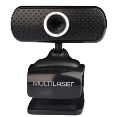 Imagem de Webcam Pc Notebook 480P Aula Online Microfone Usb Multilaser-Wc051