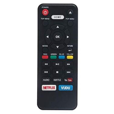 Imagem de NC453UL NC453 Substituição de controle remoto adequado para leitor de DVD Sanyo Blu-ray Disc FWBP706FC FWBP706F FWBP706FA com botões YouTube Netflix Vudu