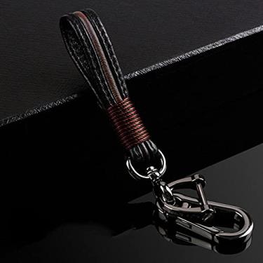 Imagem de YJADHU Scrub ABS Car Key Protect Case Cover, apto para Mercedes Benz BGA AMG W203 W210 W211 W124 W202 W204 W205 W212 W176 E Class W213 S classe, chaveiro de café
