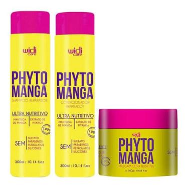 Imagem de Kit Widi Care Shampoo + Condicionador + Máscara Phyto Manga